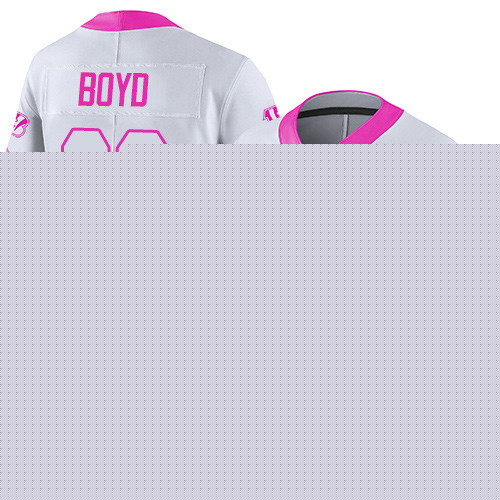 Cincinnati Bengals Limited White Pink Women Tyler Boyd Jersey NFL Footballl #83 Rush Fashion
